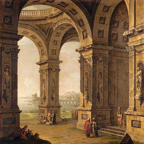 Architectural Capriccio, Antonio Joli